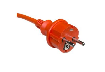 Verlengsnoer PVC oranje 3x1,5qmm 20m