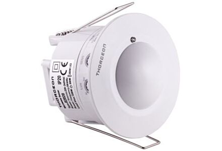 Radar HF bewegingssensor inbouw plafond 360 graden wit
