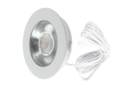 LED meubelspot 3W 2700K 62mm rond wit