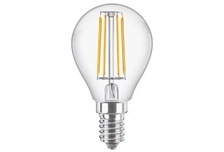 Philips LED Kogel E14 4,3W Vervangt 40W Helder