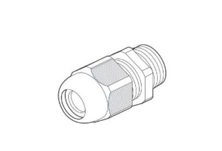 JSL Wartel PVC M20 Grijs IP68 Halogeenvrij