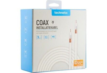 Technetix 20m Coax Kabel - 4G/LTE Geschikt
