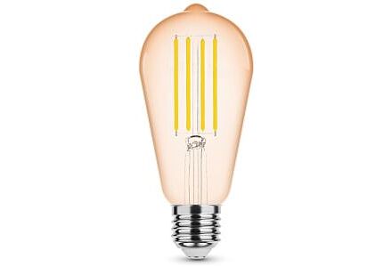 Modee LED ST64 E27 4-28W 1800K filament amber dimbaar