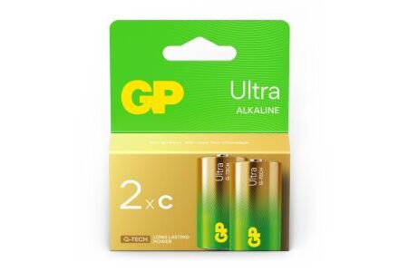 GP Ultra Alkaline batterij C blister(2)