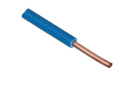 VD H07V-U draad Eca 2,5qmm blauw Donne 100m