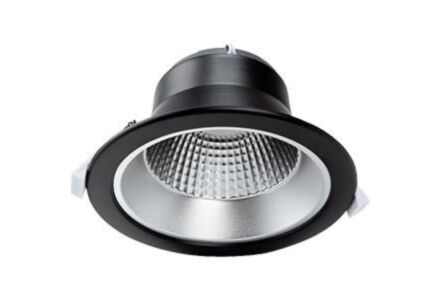 LED downlighter zwart reflector 28W Tri-White