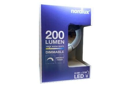 Nordlux LED Globe G200 E27 Dimbaar Grijs