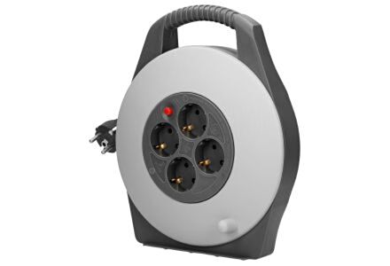 Kabelbox H05 3x1qmm grijs 10m