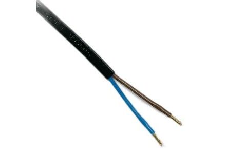 Euro Snoer Zwart PVC 5m- Aansluitsnoer
