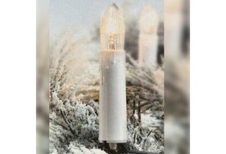 Kaarsverlichting 16 leds warm wit 400cm voor binnen