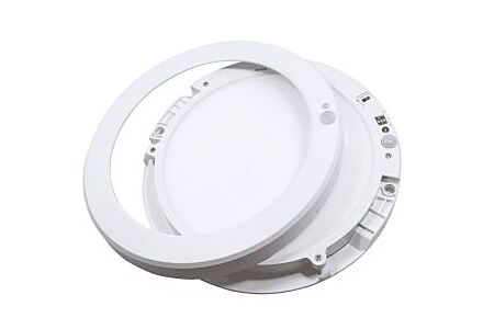 LED panel downlighter 10-18W 3000K dimbaar wit + PIR-sensor
