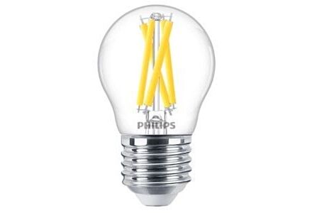 Philips LED Kogel E27 3,4-40W Filament Helder