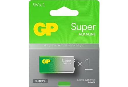 GP Super Alkaline 9V Batterij E Blok