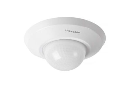 Aanwezigheidsmelder IR in/opbouw plafond 360 graden IP44 wit
