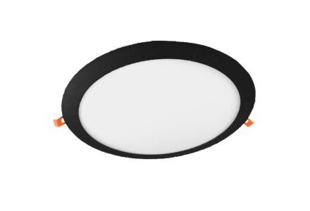 LED panel downlight 24W 3000K incl. driver zwart