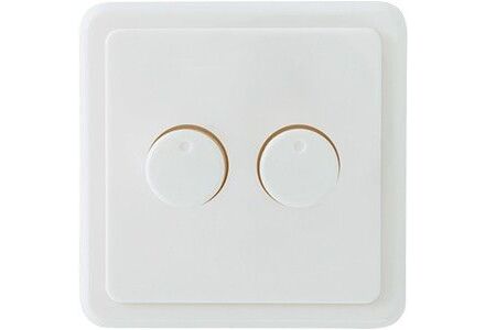 Afdekraam PEHA LW voor DUO LED dimmer EcoDim