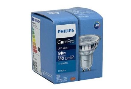 Philips GU10 LED Spot 6500K - Energiezuinig Licht