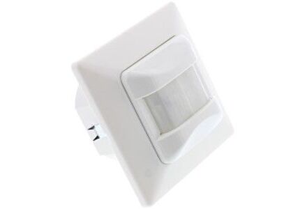 Bewegingsmelder IR inbouw wand wit 2-draads