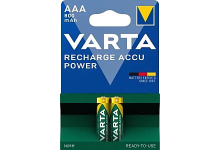 Varta NiMH AAA Oplaadbare Batterijen 800mAh