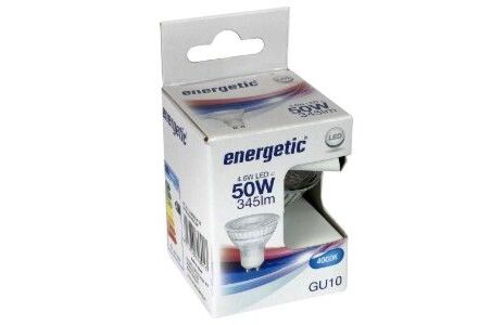 Energetic GU10 LED 4,7W 4000K Dimbaar Spot