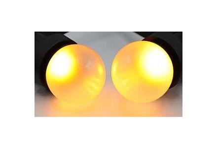 LED kogellamp E27 mat extra warm wit 1W