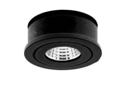 Verona COB LED-module warm wit 3000K 40gr ZWART