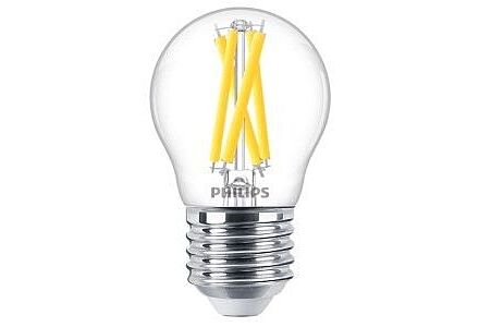 Philips LED Kogel E27 3,4-40W Filament Helder