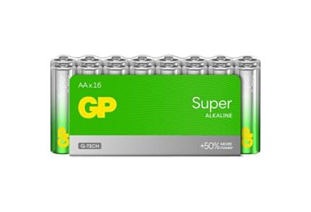 GP Super Alkaline AA Batterij 16-pack