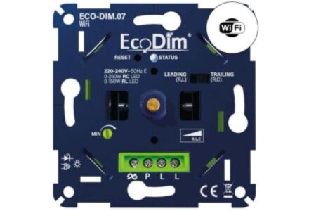 LED dimmer 0-250W EcoDim universeel - WiFi