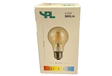 SPL LED Sensor Lamp E27 2500K Goud Filament