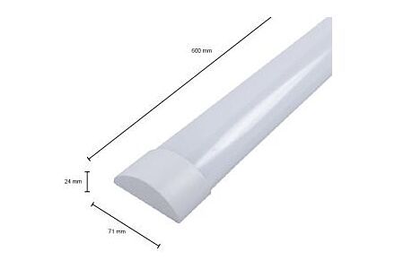 LED armatuur 20W 60cm 4000K wit - Energiezuinig