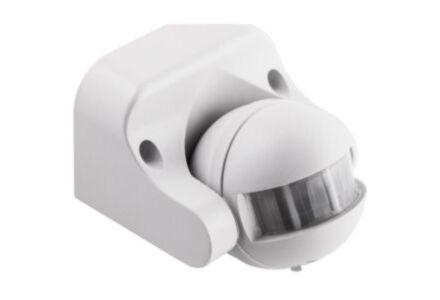 Bewegingsmelder IR opbouw wand 180 graden IP44 kantelbaar wit