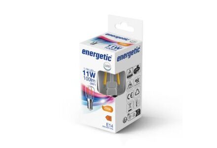 Energetic LED buislamp T25 E14 2200K Helder