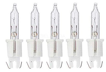 konstsmide 2122-052SB 12v 1.14w kerstlampjes reservelampjes wit 5 stuks