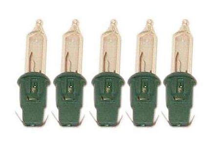konstsmide 2688-050 12v reserve kerstlampjes helder 0,96w groene voet 5 stuks push in