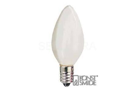 konstsmide 2019-230 e10 3volt 1w reservelampje kerstlampjes opaal wit 3 stuks