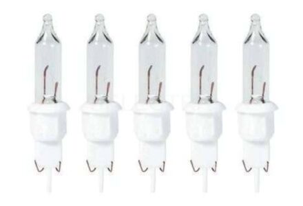 konstsmide 2604-052 2,4volt kerstverlichting reservelampje helder 5 stuks