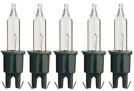 konstsmide 2630-050 groen 7 volt 0.98w steek 140 delige streng reserve kerstlampje 5 stuks