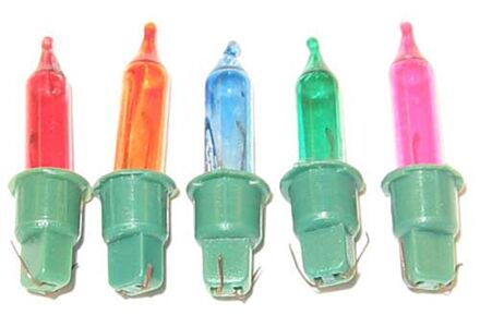 konstsmide 2006-550 3 volt 0.21w kerstlampjes meerkleurig steek 5 stuks reserve