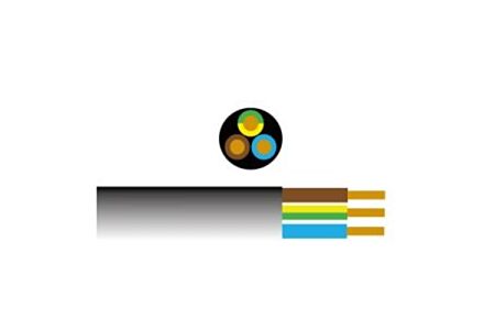 Merkloos Neopreenkabel 3x2,5qmm 100m Rol