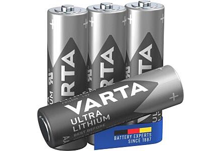 Varta AA Penlite Lithium Batterijen - Langere Levensduur