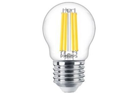 Philips LED kogel E27 3,4W helder dimbaar gloeilamp