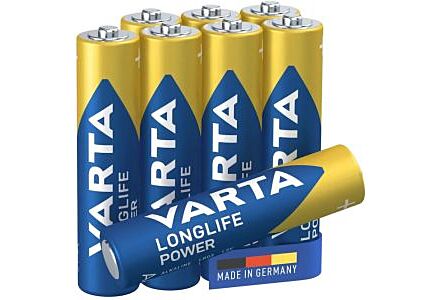 Varta Longlife Power AAA Batterijen 8-pack