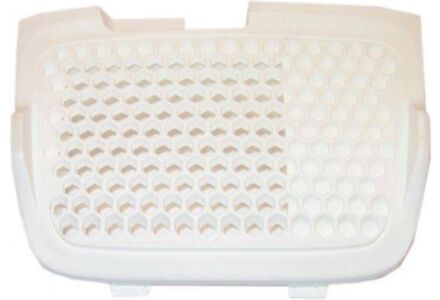 nilfisk deksel 107414439 one hepafilter uitblaasfilter wit rooster