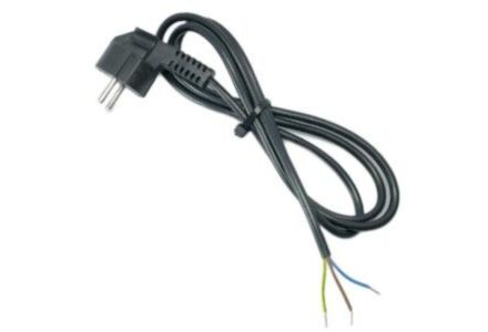 Aansluitsnoer 3x1mm, 3m Zwart PVC