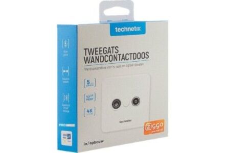 Coax einddoos radio/TV inbouw/opbouw TRAS-2000