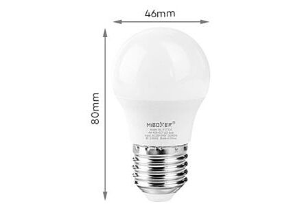 CCT LED E27 Kogel 4W RF 2.4G