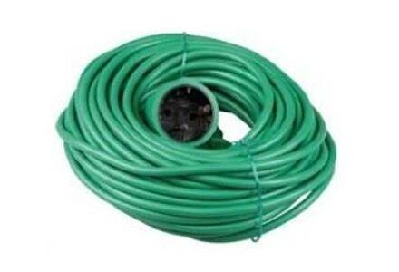 tuinsnoer groen 20m 2x1 tuinkabel kerstverlichting buiten