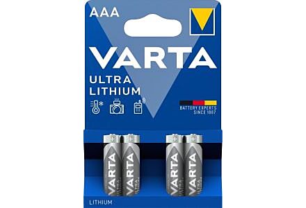 Varta Lithium AAA Batterijen Blister (4 st.)