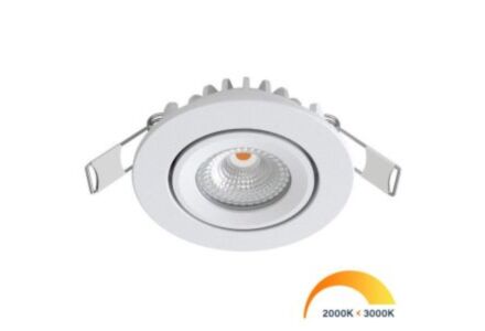 LED inbouwspot 5W DimToWarm 62mm 36gr rond verstelbaar wit